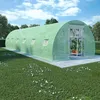Image de vidaXL Serre 900x300x200 cm Vert Acier Galvanisé Serre de Jardin Abris Légumes 45537