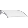 Image de vidaXL Auvent de porte Gris 120 x 100 cm PC 45628