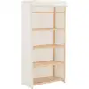 Image de Garde-robe Blanc 79 X 40 X 170 Cm Tissu Vidaxl