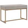 Image de Banc 80 Cm Gris Velours Vidaxl