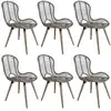 Image de Chaises À Manger Lot De 6 Marron Rotin Naturel Vidaxl