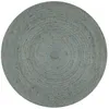 Image de Tapis Fait À La Main Jute Rond 90 Cm Vert Olive Vidaxl