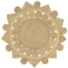 Image de vidaXL Tapis fait à la main Jute tressée 120 cm