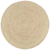Image de Tapis - vidaXL - Jute - Design de spirale - 150 cm - Fait à la main - Moderne
