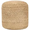 Image de Pouf Fait À La Main 40 X 45 Cm Jute Vidaxl