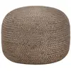 Image de Pouf Fait À La Main Gris Clair 45 X 30 Cm Jute Vidaxl