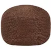 Image de Pouf Fait À La Main Marron 40 X 45 Cm Jute Vidaxl