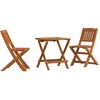 Image de Ensemble De Bistro 3 Pcs Pour Enfants Bois D'eucalyptus Solide Vidaxl