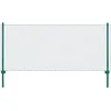 Image de vidaXL Clôture en Grillage Métallique avec Poteaux Panneau de Clôture Protection pour Volaille Chiots Jardin Cour Arrière 144603