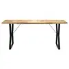 Image de Vidaxl table à manger 180x90x76 cm bois de manguier massif