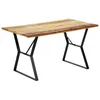 Image de vidaXL Table de salle à manger 140x80x76cm Bois de récupération massif