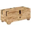 Image de Table Basse Bois De Manguier Massif 80x40x35 Cm Vidaxl