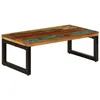 Image de vidaXL Table basse 100x50x35 cm Bois de récupération solide et acier