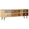 Image de Meuble Tv 120x30x40 Cm Bois Massif De Manguier Vidaxl