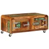 Image de vidaXL Table basse 85 x 55 x 40 cm Bois de récupération massif