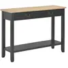 Image de Table Console Noir 110x35x80 Cm Bois Vidaxl