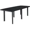 Image de Table dextérieur en pvc - Anthracite - 216 x 90 x 72 cm