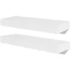 Image de Étagères Murales 4 Pcs Blanc 40 Cm Vidaxl