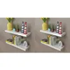 Image de vidaXL Étagères murales 4 pcs Blanc 60 cm 275997
