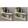 Image de Étagères Murales 4 Pcs Blanc 80 Cm Vidaxl