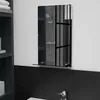 Image de Miroir Mural Avec Étagère 30x50 Cm Verre Trempé Vidaxl
