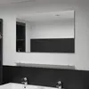 Image de Miroir Mural Avec Étagère 100x60 Cm Verre Trempé Vidaxl