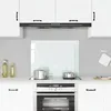 Image de vidaXL Dosseret de cuisine couleur Lait 80x60 cm Verre trempé 249456