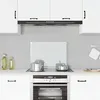 Image de vidaXL Dosseret de Cuisine Carrelage Mural Décoration Protection Anti-éclaboussures Résistant aux Rayures Transparent 70x50 249467