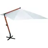 Image de vidaXL Parasol 300 x 400 cm Blanc 40081