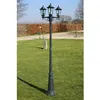 Image de vidaXL Lampe dExtérieur Triple Lampadaire Lampe de Jardin Éclairage de Jardin 40246