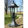 Image de vidaXL Lampe de jardin Vert foncé/Noir Aluminium 40249