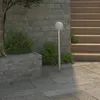 Image de Lampadaire de jardin - VIDAXL - 1 lampe - Acier inoxydable - Blanc - 110 cm