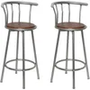 Image de vidaXL Lot de 2 Tabourets de Bar Chaise de Pub Siège de Bistrot Meuble de Salle à Manger Cuisine Salon Maison Intérieur 60560