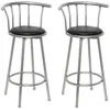 Image de vidaXL Lot de 2 Tabourets de Bar Chaise de Pub Siège de Bistrot Meuble de Salle à Manger Cuisine Salon Maison Intérieur 60561
