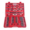Image de Ensemble de tarauds et filières - VIDAXL - 111 pcs - Acier au carbone - Mallette de transport