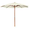 Image de Parasol 300x258 Cm Blanc Sable Vidaxl