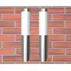 Image de Applique Murale D'extérieur 2 Pcs Acier Inoxydable Vidaxl