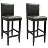 Image de vidaXL Lot de 2 Tabourets de Bar Chaise de Pub Siège de Bistrot Meuble de Salle à Manger Cuisine Salon Maison Intérieur 240071