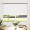 Image de Store Enrouleur Occultant 144,4 X 175 Cm, Largeur Du Tissu 140 Cm, Blanc Vidaxl