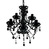 Image de vidaXL Lustre avec 5 Ampoules Cristal Plafonnier Lumière Salon Chambre Maison 240308
