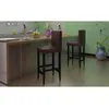 Image de Tabourets De Bar Lot De 6 Marron Foncé Similicuir Vidaxl