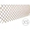 Image de Clôture En Treillis De Saule 5 Pcs 180x90 Cm Vidaxl