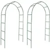Image de Arche De Jardin 2 Pcs Pour Plantes Grimpantes Vidaxl