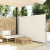 Image de vidaXL Auvent latéral de patio 160x300 cm Couleur crème