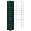 Image de vidaXL Clôture euro Acier 10 x 15 m Vert 140575