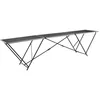 Image de Table à coller pliable VIDAXL - MDF et aluminium - 300 x 60 x 78 cm