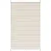 Image de Store Plissé 70x125 Cm Crème Vidaxl