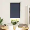 Image de Store Enrouleur Occultant 64,4 X 120 Cm, Largeur Du Tissu 60 Cm, Bleu Marine Vidaxl