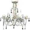 Image de Lustre Suspendu En Cristal 5 Douilles D'ampoule Vidaxl