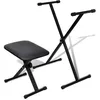 Image de vidaXL Ensemble de tabouret et support réglable de piano 70032